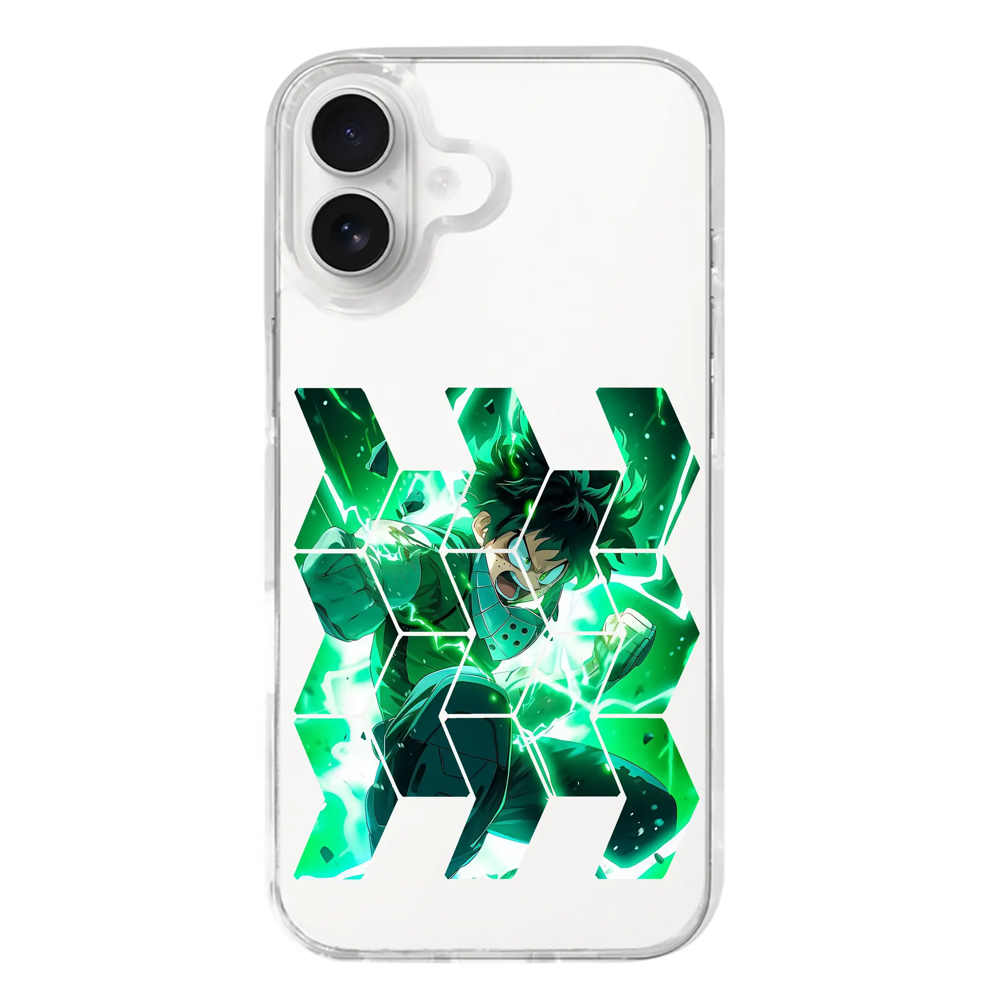 僕のヒーローアカデミア グッズ,緑谷出久 - iPhone 17シリーズ 透明スマホケース – 薄型・耐衝撃・精密フィット保護カバー